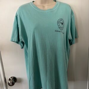 Hilton Head Graphic Tee - Light Blue M
